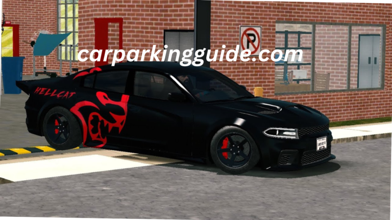 Hellcat logo copy and paste car parking multiplayer